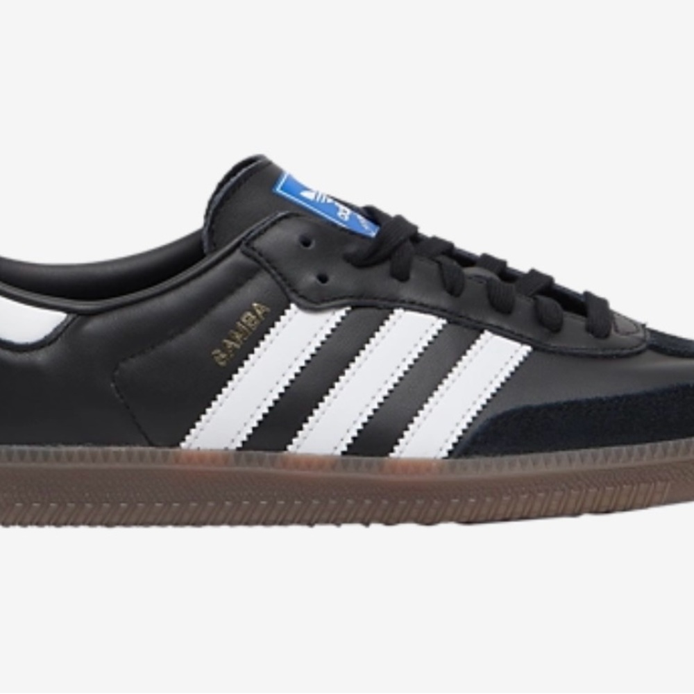 Adidas Samba Black White Gum Sole Shoes
